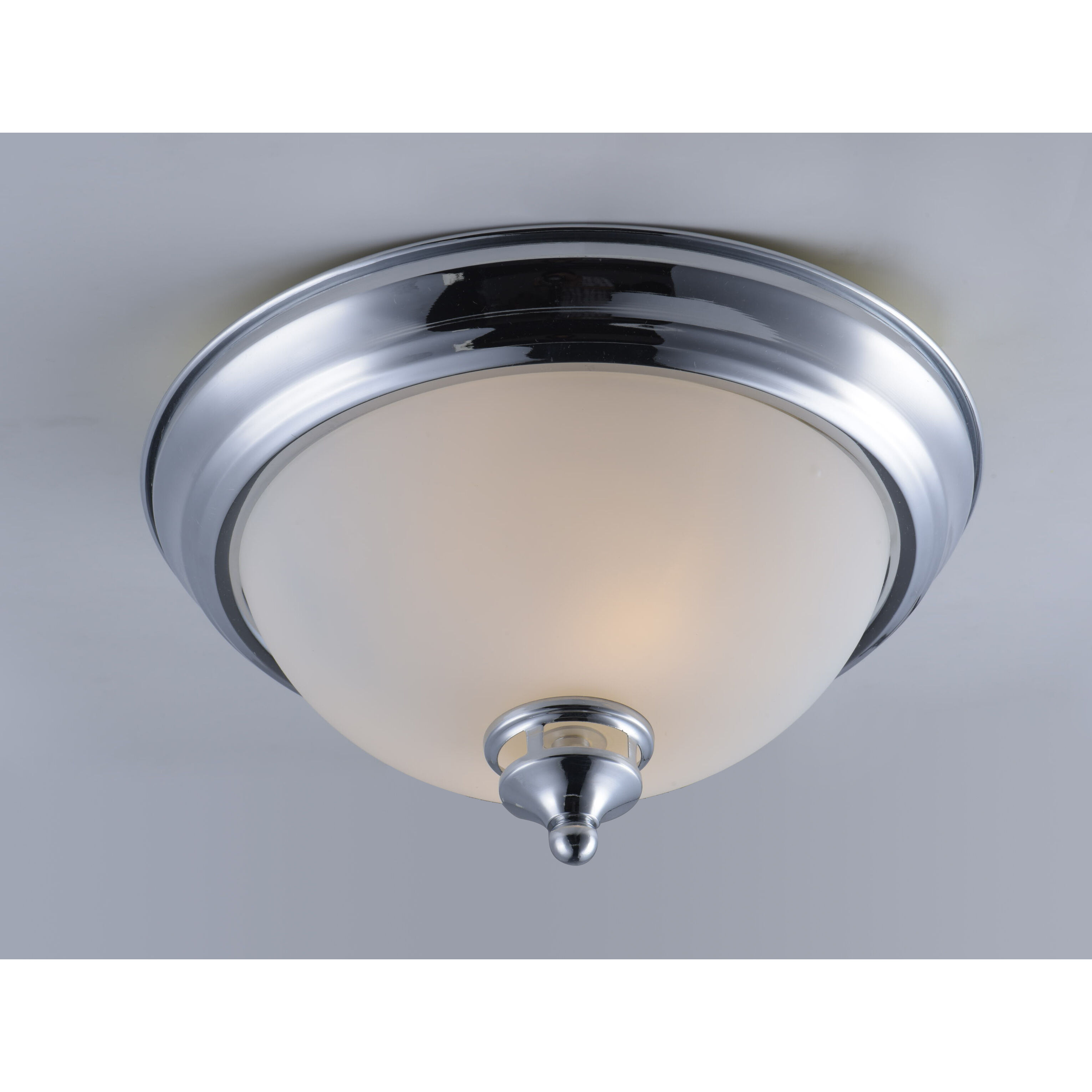 Novus 2 Light 13 inch Polished Chrome Flush Mount Ceiling Light