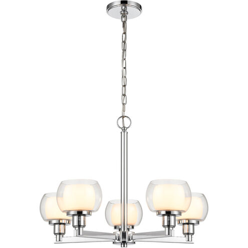 Cairo LED 20 inch Polished Chrome Chandelier Ceiling Light