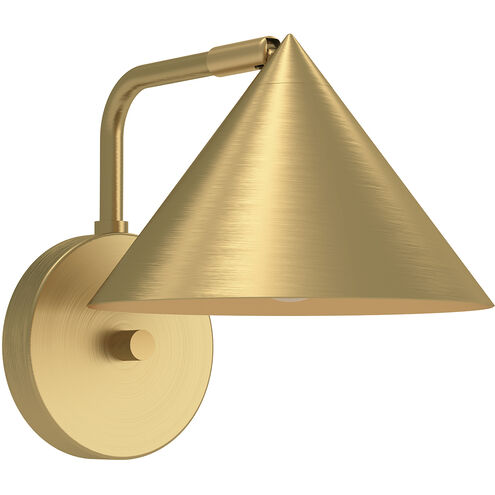 Alora Mood Remy 1 Light 7.75 inch Brushed Gold Bath Vanity Light Wall Light