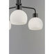 Coraline 3 Light 21 inch Black Chandelier Ceiling Light