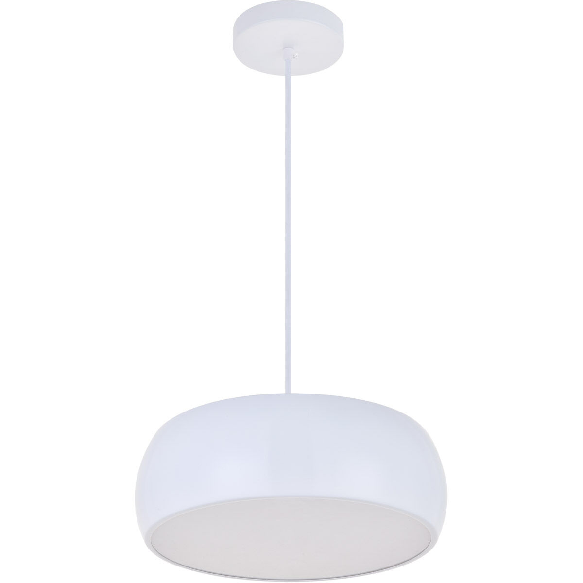 Flynn 2 Light 14 inch White Pendant Ceiling Light