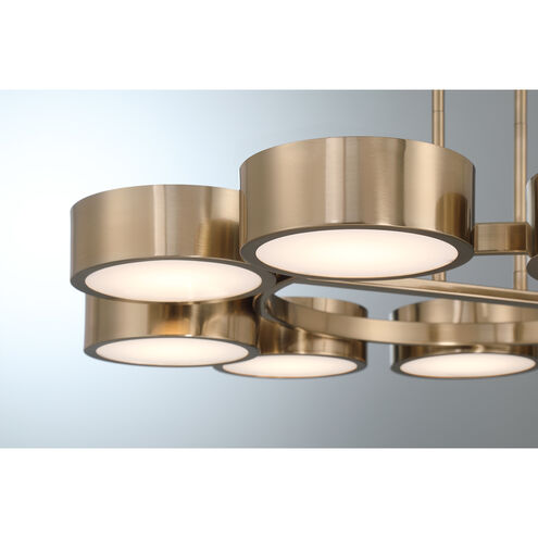 Talamanca LED 32 inch Noble Brass Chandelier Ceiling Light