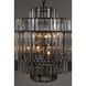 Axa 6 Light 25 inch Matte Black Chandelier Ceiling Light