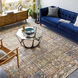 Amelie 94 X 31 inch Dark Blue Rug in 2.5 x 8, Runner