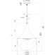 Pasha LED 14.25 inch Antique Brass Pendant Ceiling Light