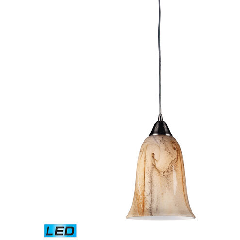 Aqua LED 7 inch Satin Nickel Multi Pendant Ceiling Light, Configurable