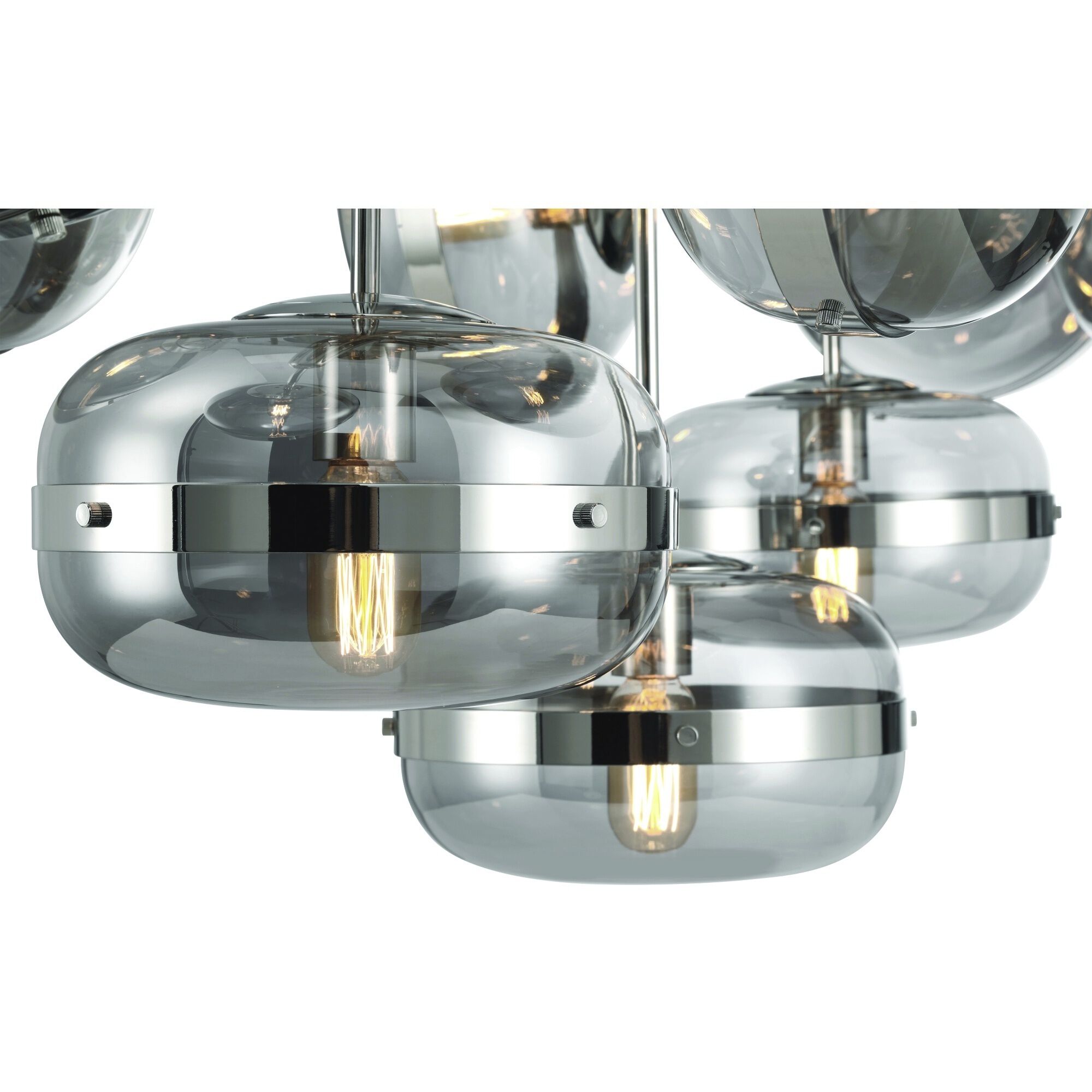Nottingham 10 Light 21.75 inch Polished Nickel Chandelier Ceiling Light
