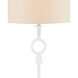 Germaine 62 inch 150 watt White Floor Lamp Portable Light