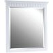 Danube 32 X 28 inch White Wall Mirror