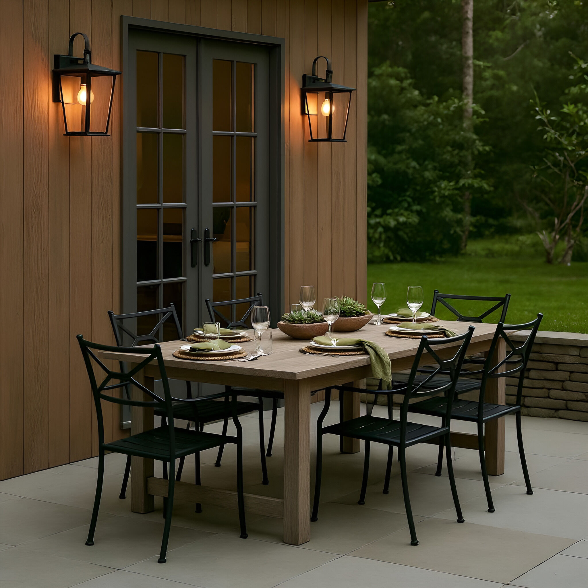 Linton 1 Light 16.25 inch Textured Black Outdoor Wall Lantern, Medium