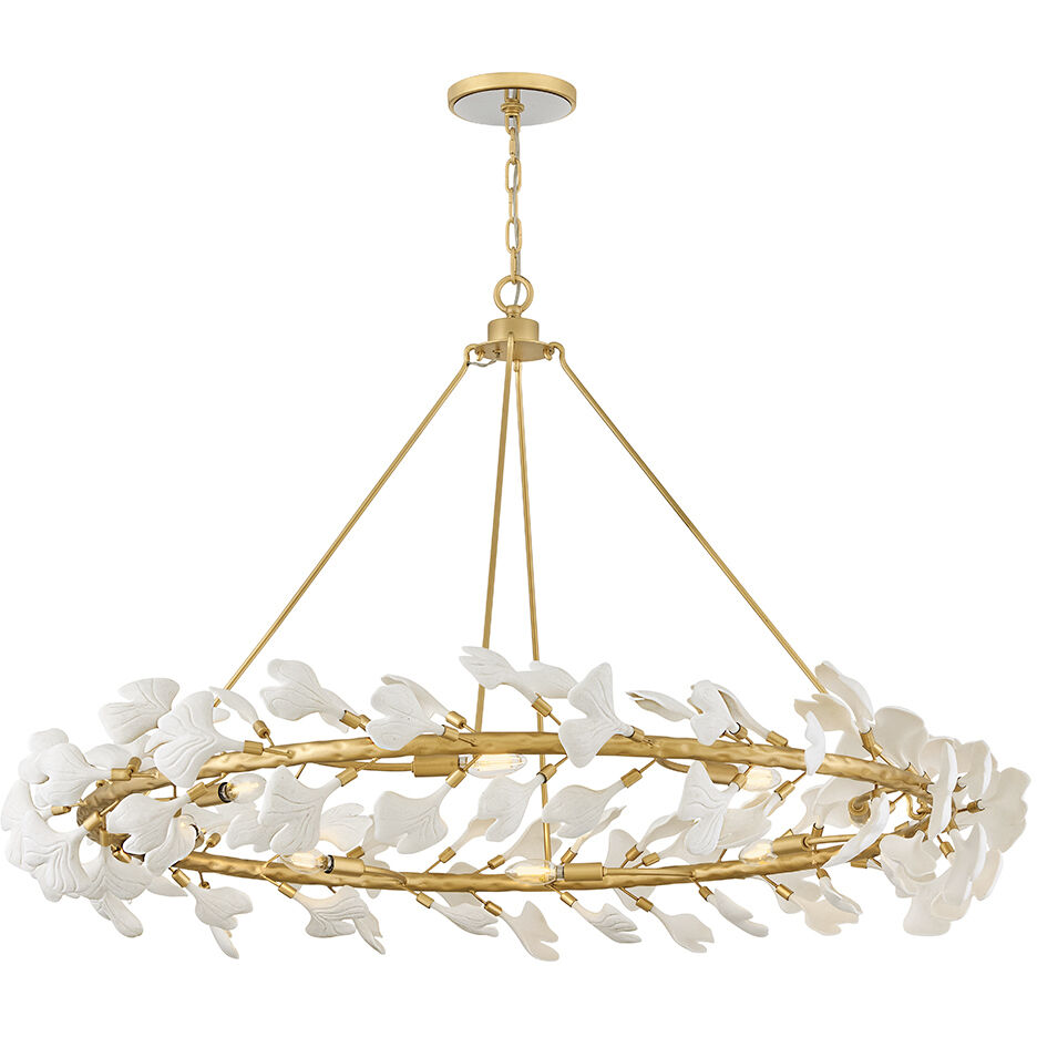 Audra 8 Light 48 inch Deluxe Gold Chandelier Ceiling Light
