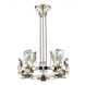 Horizon 6 Light 24 inch Polished Nickel Chandelier Ceiling Light