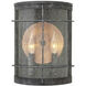 Newport LED 12 inch Aged Zinc Outdoor Wall Mount Lantern, Medium