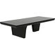Ward 68 X 28 inch Hand Rubbed Black Coffee Table
