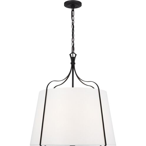 AH by Alexa Hampton Leander 4 Light Smith Steel Pendant Ceiling Light