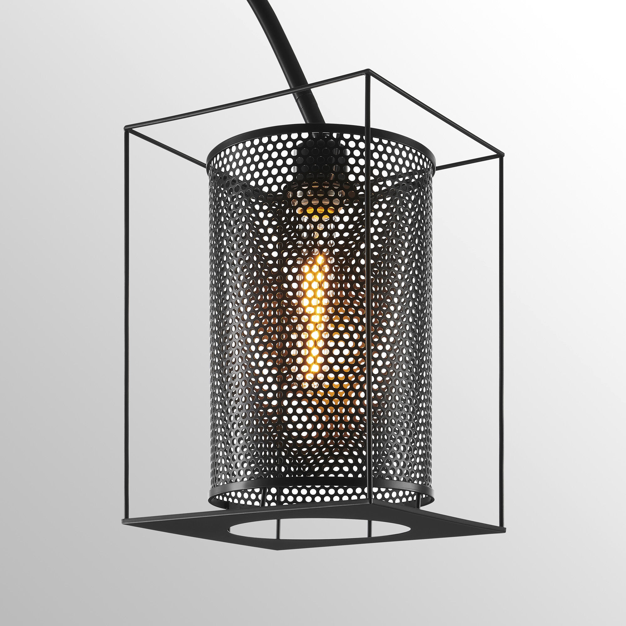 Stein 89 inch 60.00 watt Black Arc Lamp Portable Light