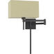 Robson 1 Light 6 inch Dark Bronze Wall Lamp Wall Light