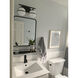 Hollis LED 15 inch Black Vanity Light Wall Light