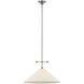 Amber Lewis Soren LED 20 inch Polished Nickel Pendant Ceiling Light