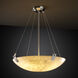 Clouds 8 Light Brushed Nickel Pendant Bowl Ceiling Light