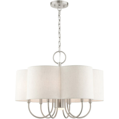 Solstice 7 Light 24 inch Brushed Nickel Chandelier Ceiling Light