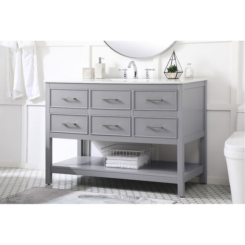 Sinclaire 48 X 22 X 34 inch Gray Vanity Sink Set