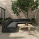 Miles Grey Outdoor Modular, 3 Piece