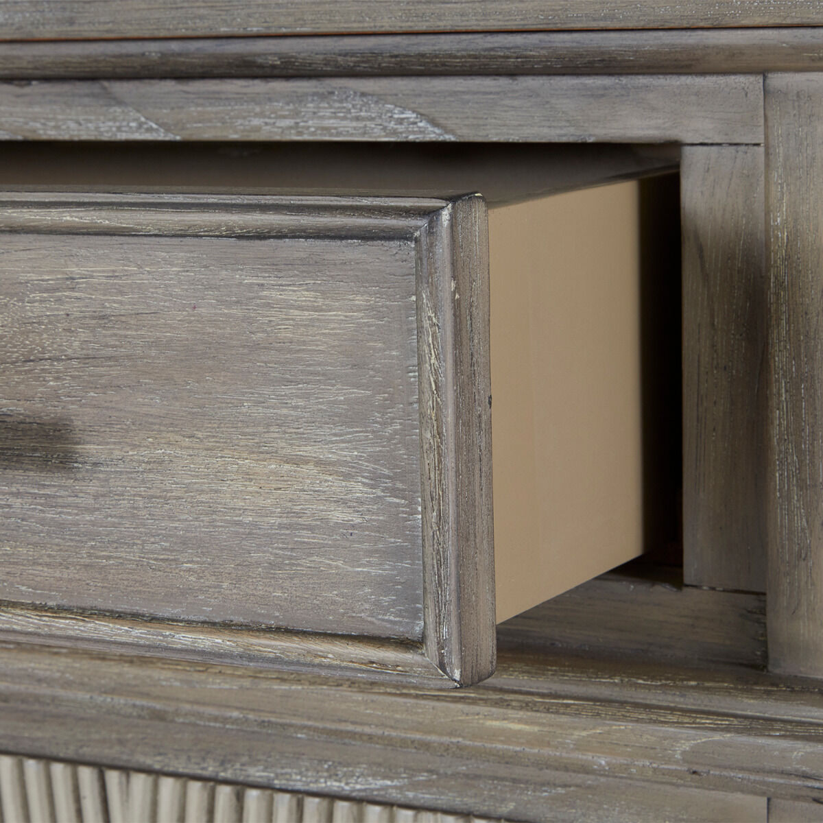 Isaac Brushed Grey / Antique Bronze / Sesame Grey Cabinet