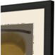 Abstract Collection Black Block Contemporary Framed Art