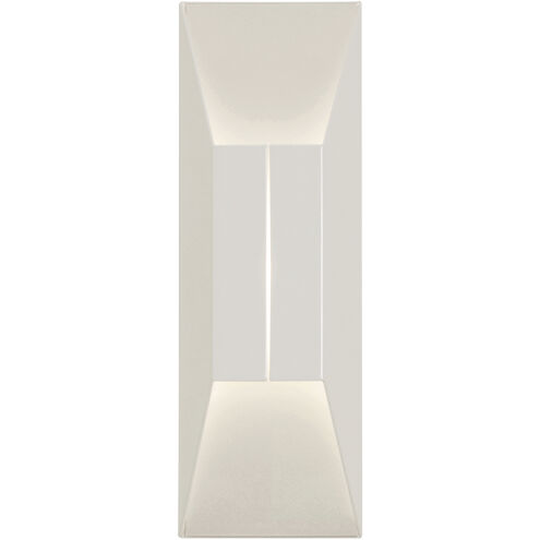 Summit LED 5 inch White and Silver ADA Sconce Wall Light