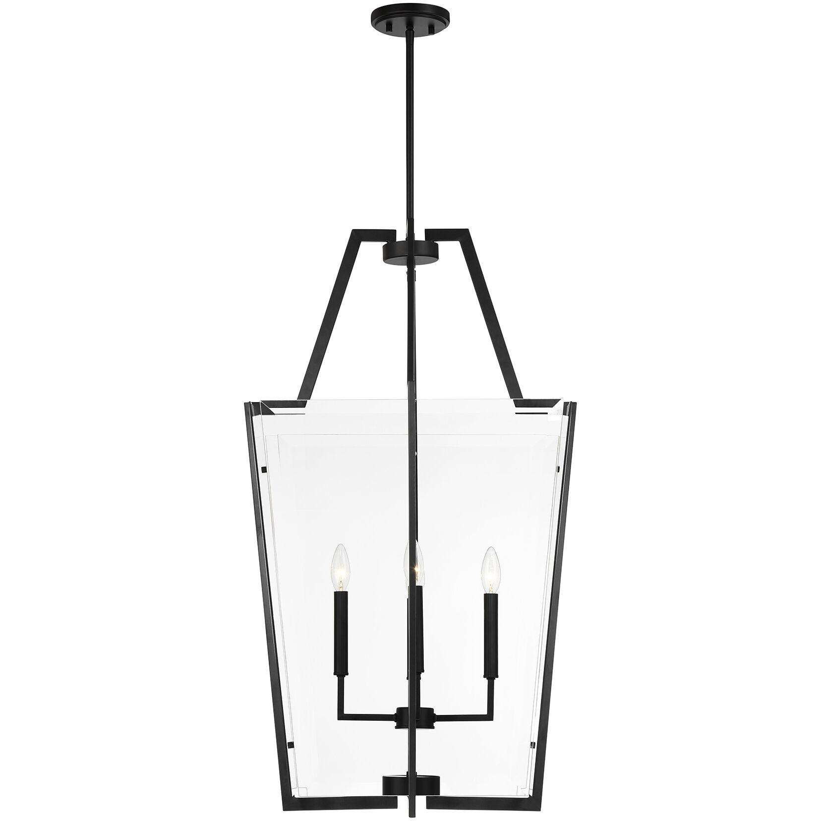 Farell 4 Light 21 inch Matte Black Pendant Ceiling Light