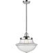 Franklin Restoration Oxford LED 12 inch Polished Chrome Mini Pendant Ceiling Light in Clear, Franklin Restoration