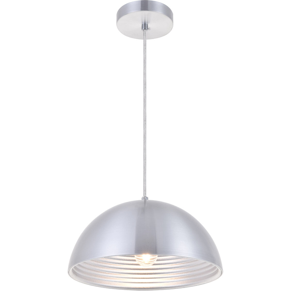 Circa 1 Light 11.5 inch Burnished Nickel Pendant Ceiling Light