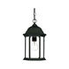 Madison 1 Light 8 inch Matte Black Exterior Hanging Lantern