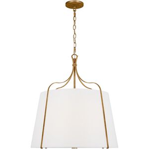 AH by Alexa Hampton Leander 4 Light Antique Gild Pendant Ceiling Light