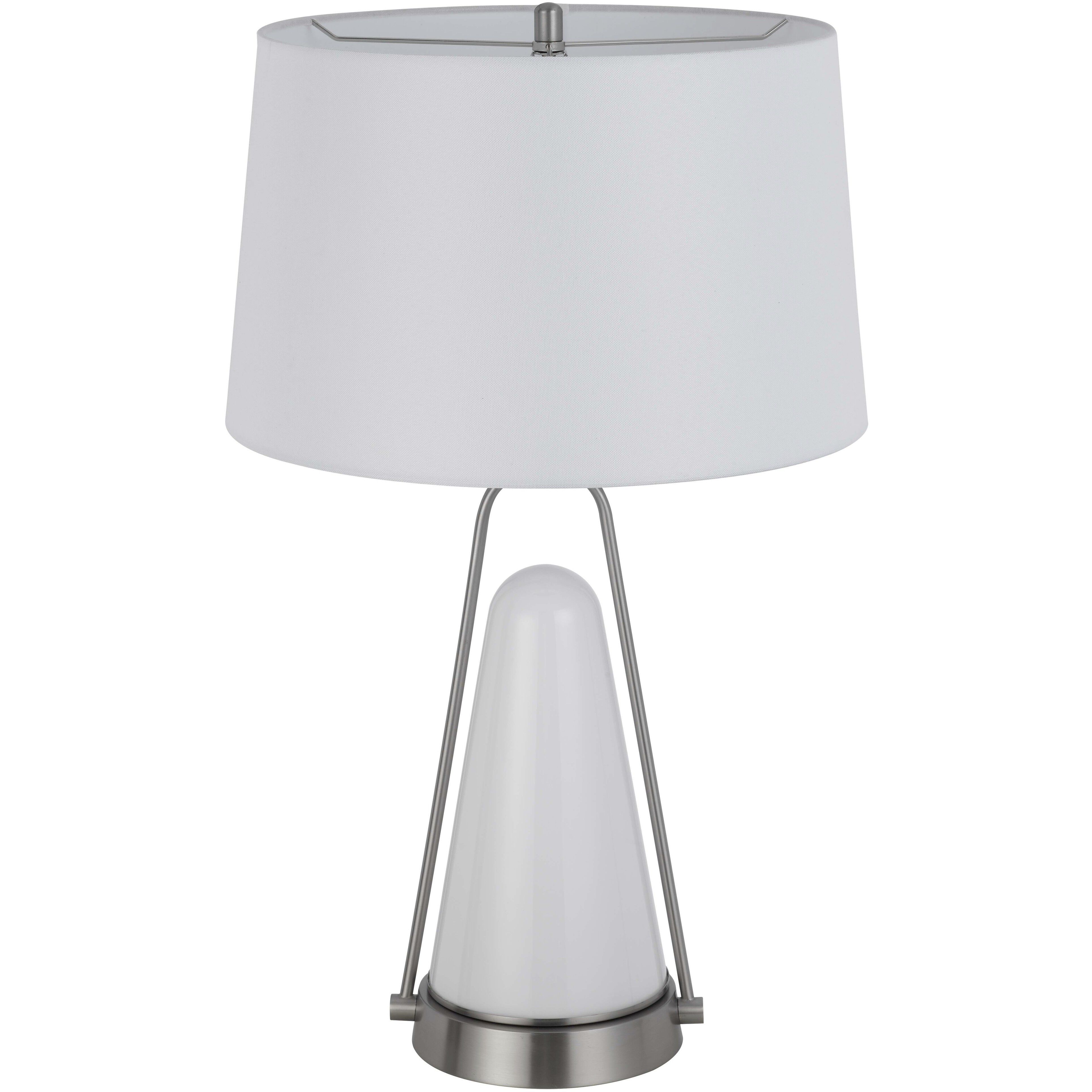 Birchmore 28.75 inch 100.00 watt Brushed Steel Table Lamp Portable Light