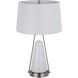 Birchmore 28.75 inch 100.00 watt Brushed Steel Table Lamp Portable Light