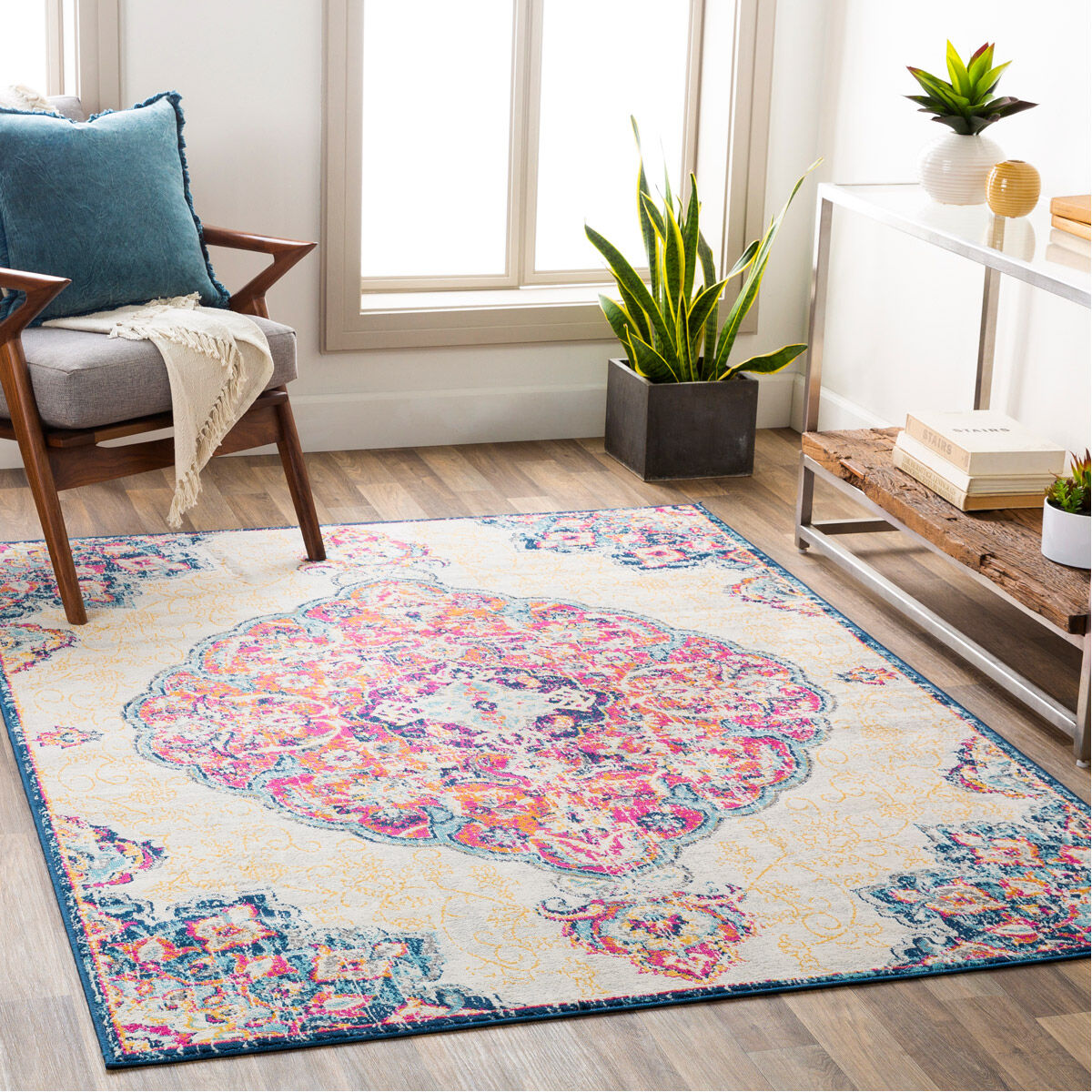 Floransa 108 X 79 inch Rugs in 7 x 9, Rectangle