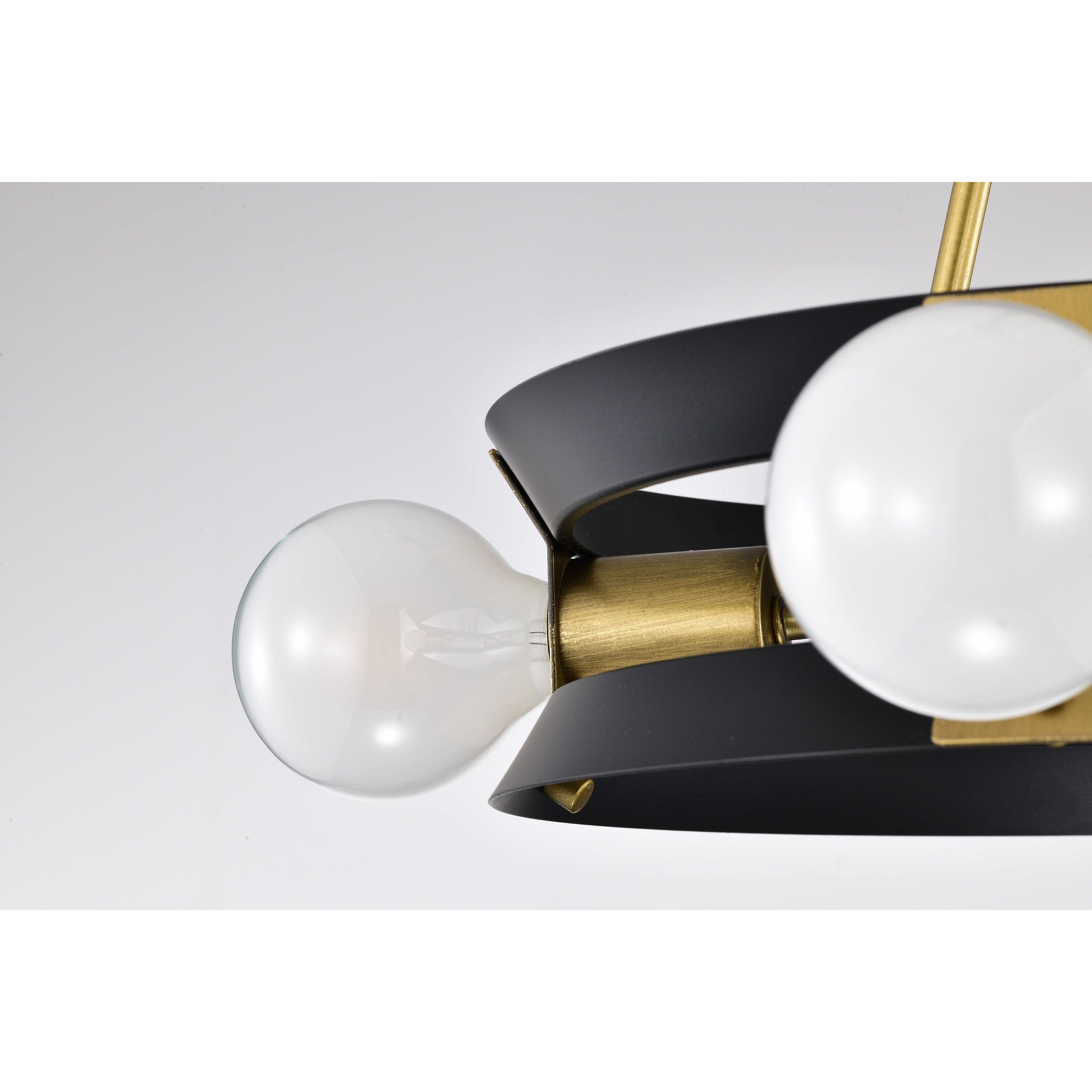 Marsden 4 Light 13.25 inch Matte Black Semi Flush Mount Ceiling Light