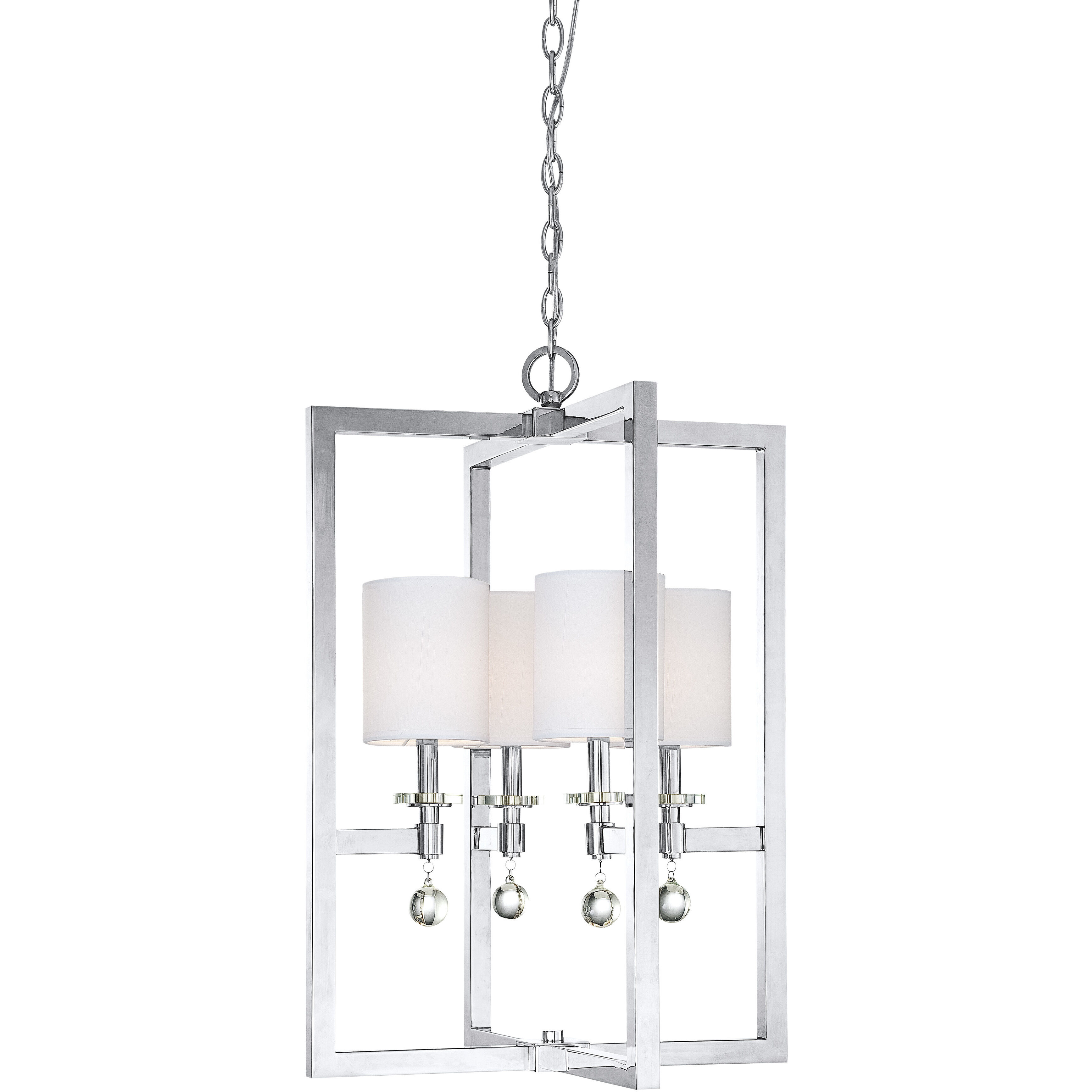 Chadbourne 4 Light 20 inch Polished Nickel Pendant Ceiling Light