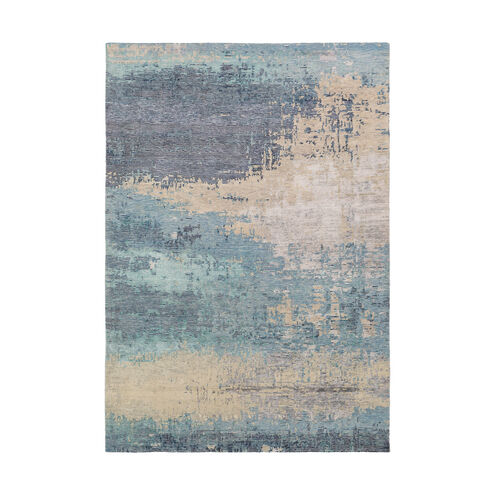 Coeymans 36 X 24 inch Sky Blue Rug, Rectangle