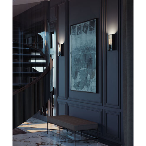 Dana 1 Light 7 inch Black Sconce Wall Light