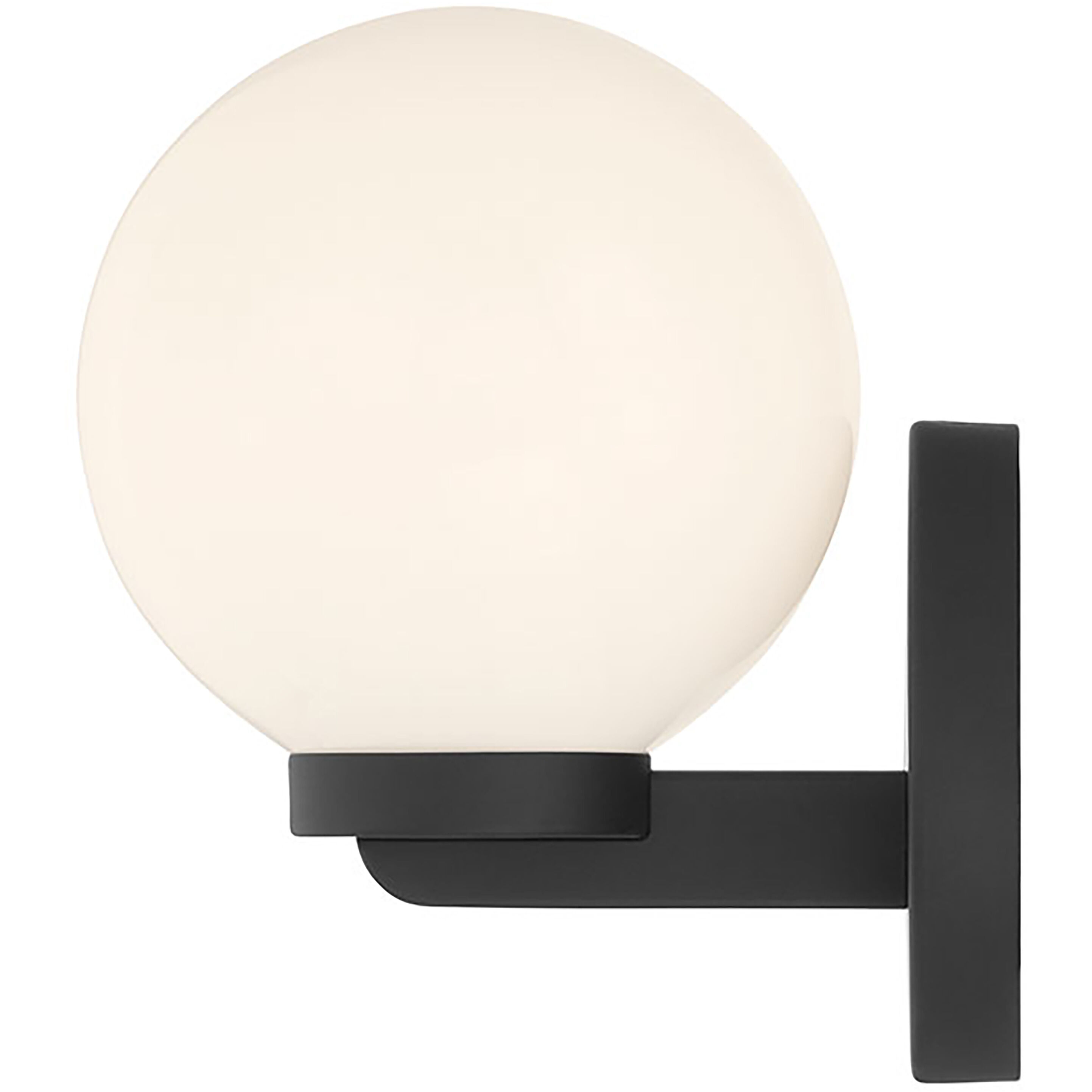 Ardeva 1 Light 6 inch Matte Black Wall Sconce Wall Light