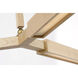 Kelly Wearstler Satori LED 42.25 inch Natural Maple Arm Pivoting Chandelier Ceiling Light