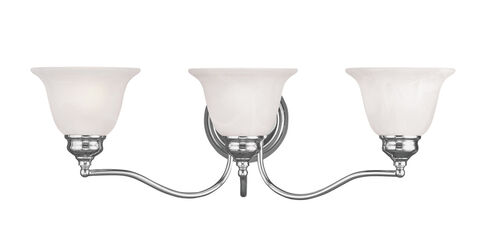 Essex 3 Light 24 inch Polished Chrome Bath Vanity Wall Light