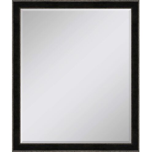 Mirror Collection 33 X 27 inch Black Wall Mirror