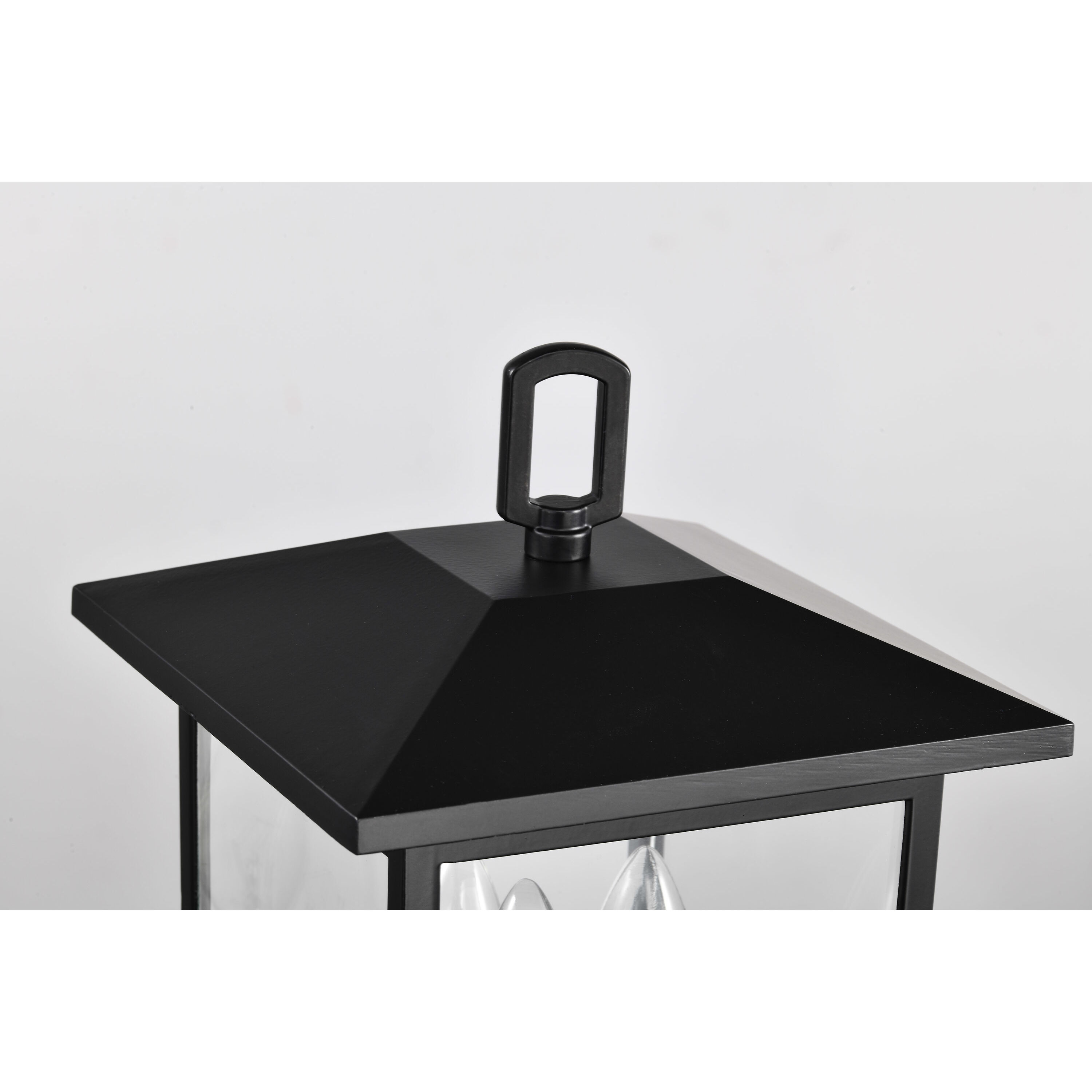 Jamesport 15 inch Matte Black Post Lantern