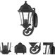 Waverly 1 Light 17 inch Matte Black Exterior Wall Mount