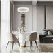 Canada LED 23 inch Chrome Pendant Ceiling Light