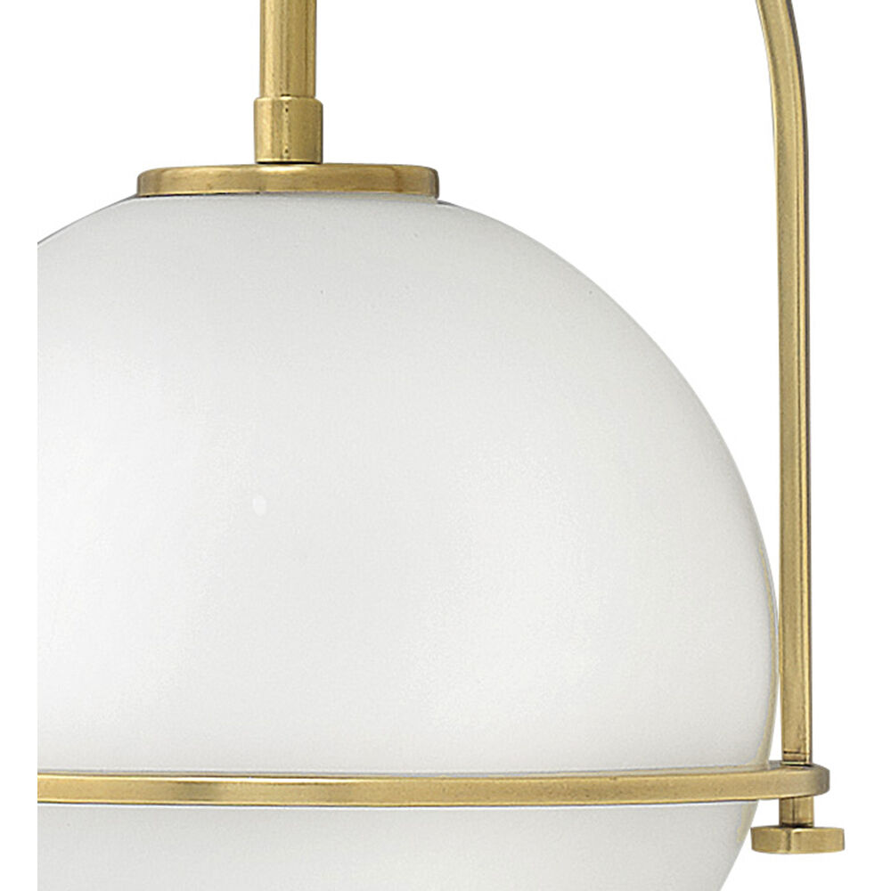 Somerset 1 Light 11.5 inch Heritage Brass Indoor Pendant Ceiling Light